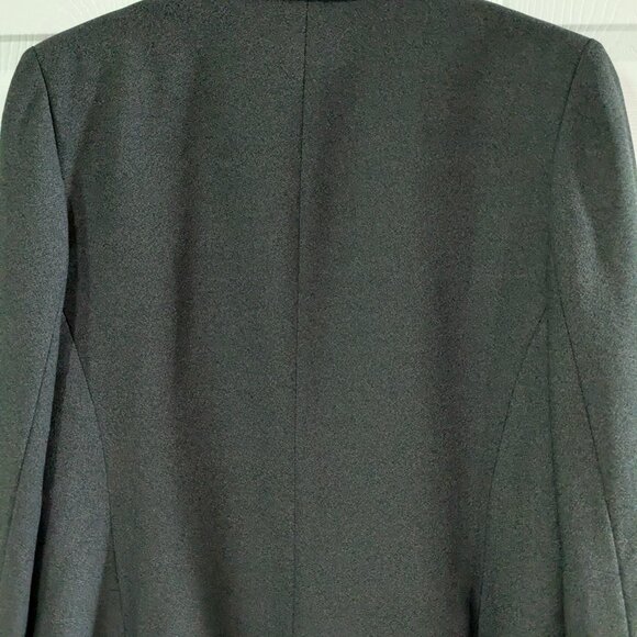 Alfani Women's Gray Two‑Button Blazer, Size 10, Notch Collar, Fully Lined - Picture 7 of 13